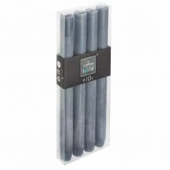 5five Simply Smart 4er Set Rustikale Kerzen in hellgrau -Günstiges Deko Geschäft b6e7fec2a7124044831b397e2dadf93e