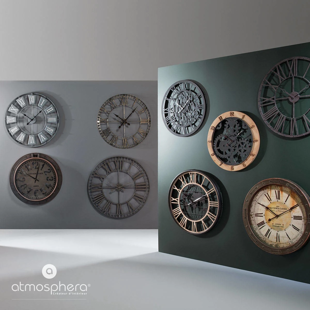 Atmosphera Créateur d'intérieur Hängeuhr mit einzigartigem Muster 6 Atmosphera Créateur d'intérieur Hängeuhr mit einzigartigem Muster – Bild 4