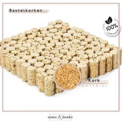 Søstre & brødre Bastelkorken | Weinkorken - Breite: 2 cm -Günstiges Deko Geschäft b7b00afbc75343c2afd8b6fc7b66d06f