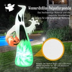 Costway Aufblasbarer Halloween-Geist -Günstiges Deko Geschäft b95ae43347c24014a2d672d8612dba4b