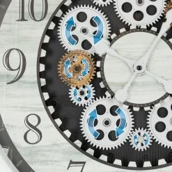 ECD Germany Große Wanduhr mit Ziffern Ø48cm -Günstiges Deko Geschäft b985247eeecb4db690795195a4f29695