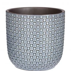 Mica Decorations Blumentopf Daan - 19 x 18 x 19 cm - Durchmesser: 19 cm