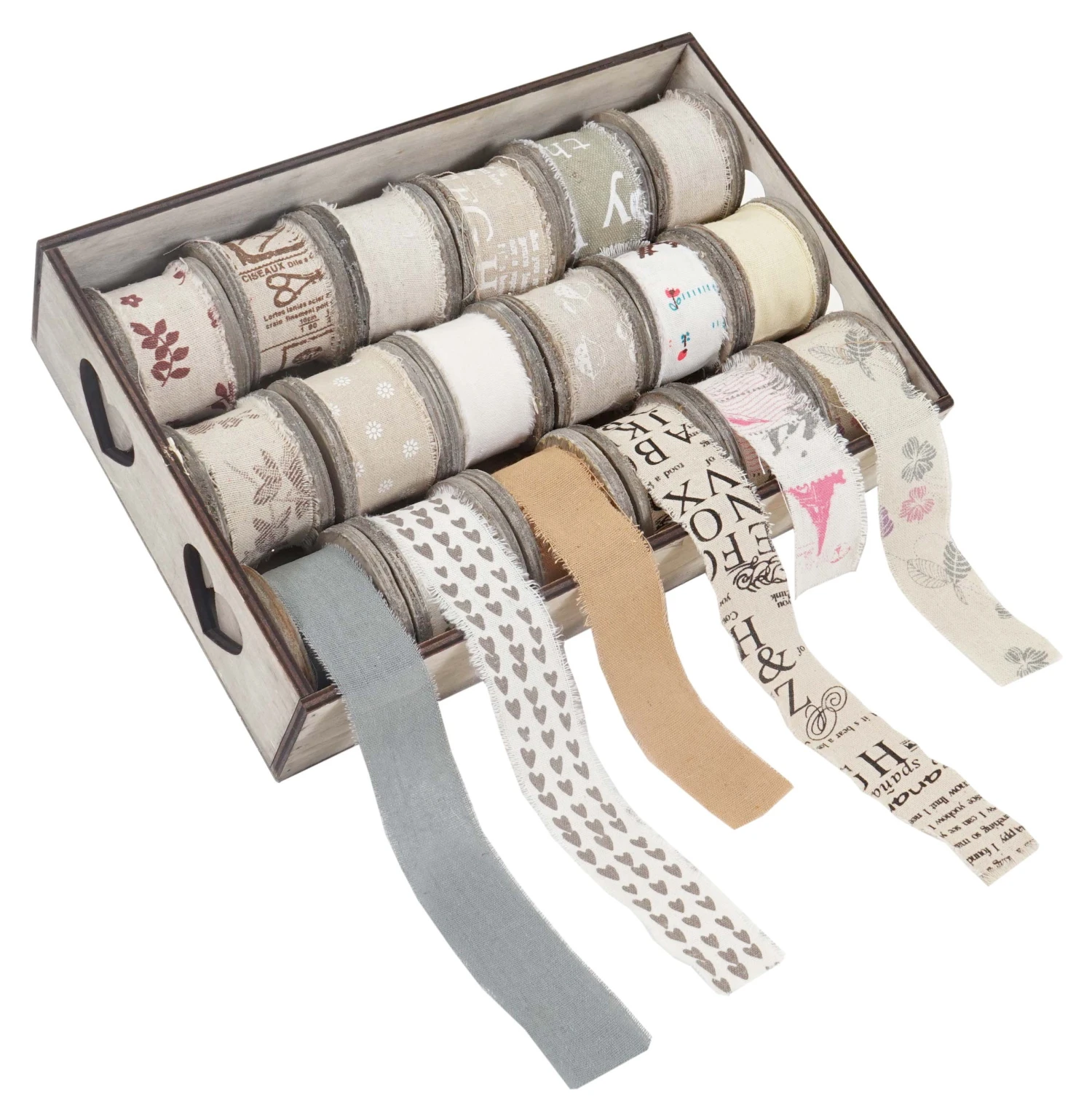 HWC Deko-Box Bänder 18 Rollen - Standard 3 HWC Deko-Box Bänder 18 Rollen - Standard