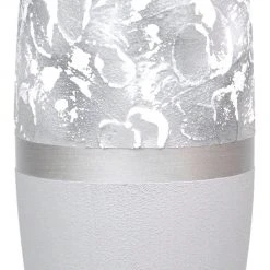 7ART Handbemalte Glasvase - Tischvase aus Glas 25 cm