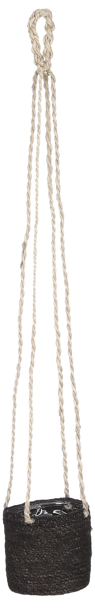 Mica Decorations Pflanzkorb Atlantic (2er-Set) - Schwarz - Kunststoff - Textil 5 Mica Decorations Pflanzkorb Atlantic (2er-Set) - Schwarz - Kunststoff - Textil – Bild 3