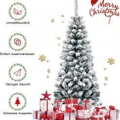 Costway 135cm Künstlicher Weihnachtsbaum 11 Costway 135cm Künstlicher Weihnachtsbaum -Günstiges Deko Geschäft bb1eeb311d0d4577bc851df98f6c6396