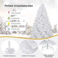 Costway 225cm Künstlicher Weihnachtsbaum -Günstiges Deko Geschäft bba4144f630c4b5e82c99138f4c6f4ca