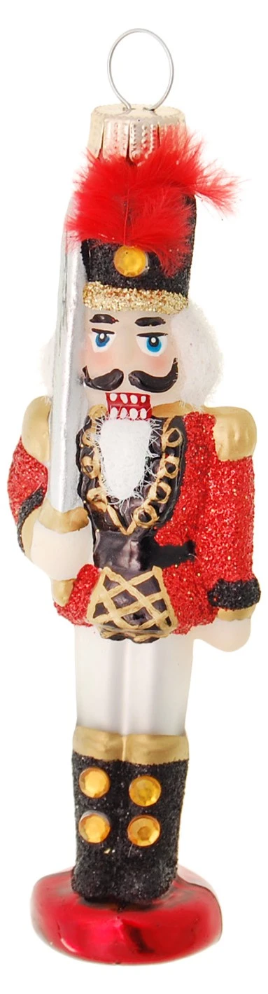 Krebs Glas Lauscha 11cm Nussknacker mit Gewehr aus Glas 3 Krebs Glas Lauscha 11cm Nussknacker mit Gewehr aus Glas