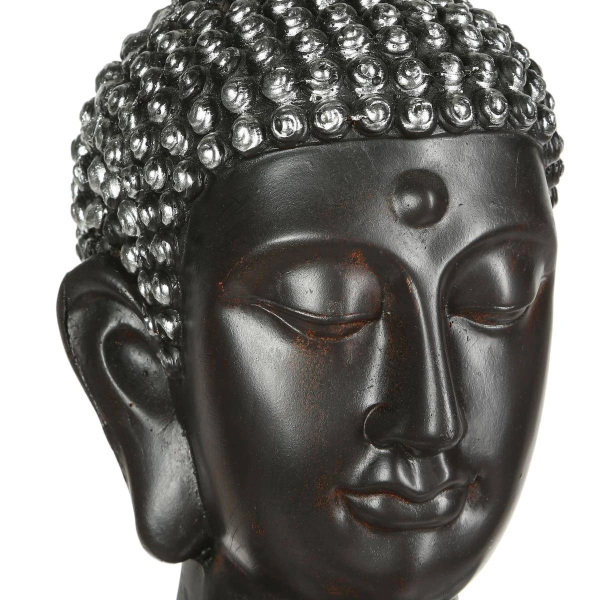 Atmosphera Créateur d'intérieur Dekofigur, Buddha im silbernen Gewand 4 Atmosphera Créateur d'intérieur Dekofigur, Buddha im silbernen Gewand – Bild 2