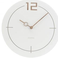 ONZENO Design Wanduhr THE WHITE.