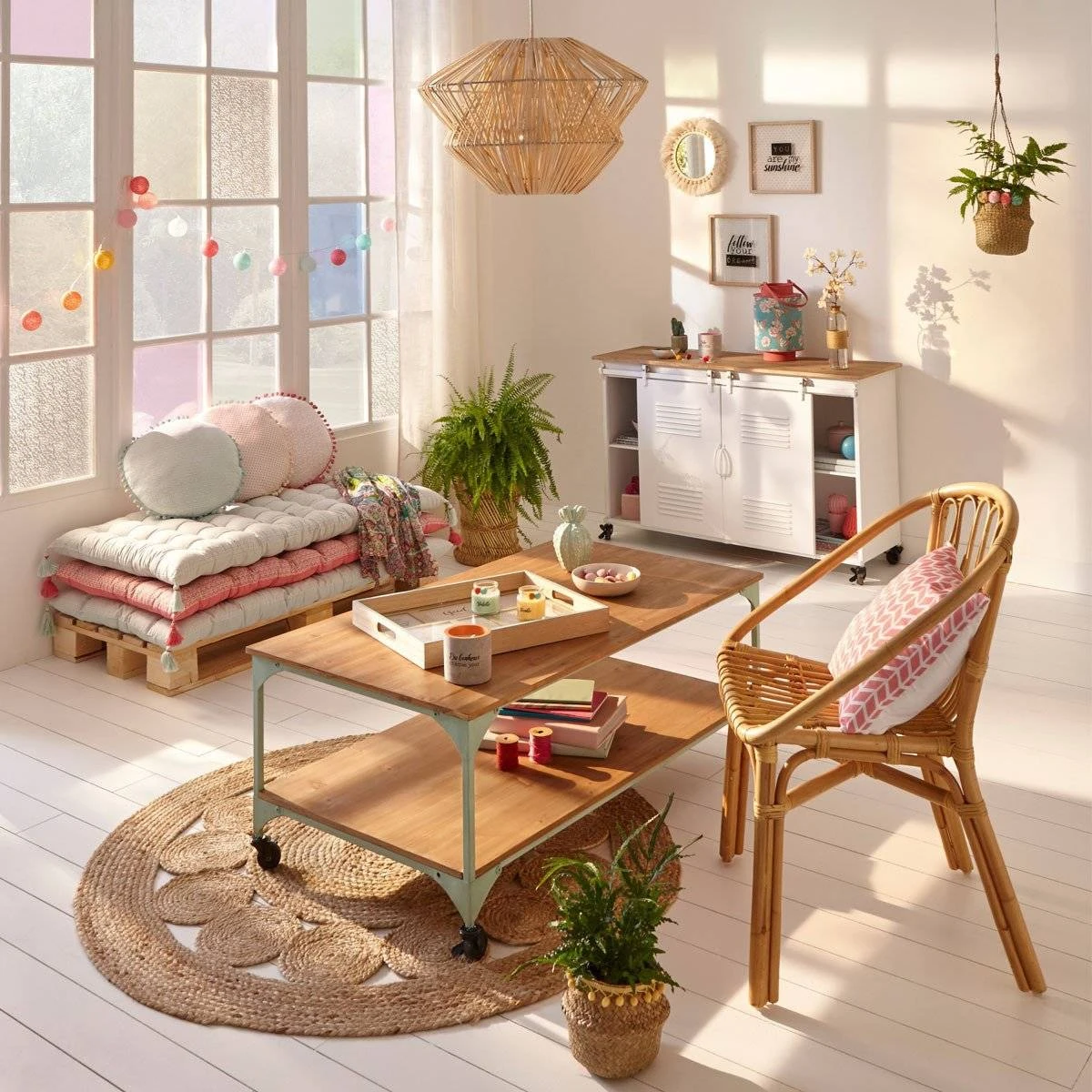 Atmosphera Créateur d'intérieur Hängetopf aus Seegras, Ø 18 cm 4 Atmosphera Créateur d'intérieur Hängetopf aus Seegras, Ø 18 cm – Bild 2