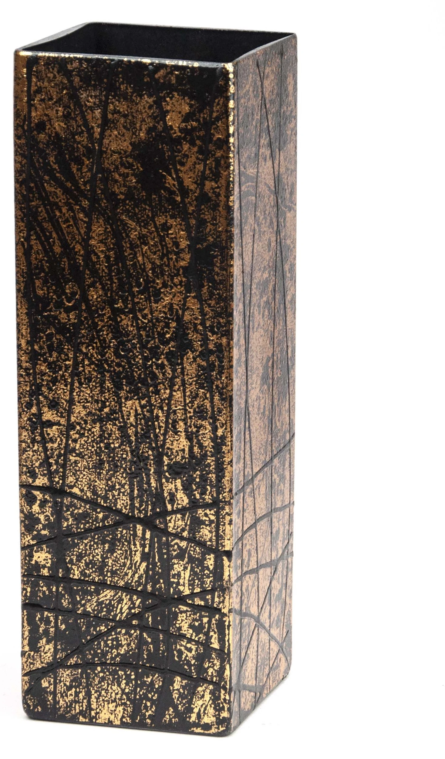 7ART Handbemalte Glasvase - Tischvase aus Glas 30 cm 3 7ART Handbemalte Glasvase - Tischvase aus Glas 30 cm