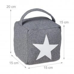 Relaxdays Türstopper Stern mit Griff - Grau - Weiß 15 Relaxdays Türstopper Stern mit Griff - Grau - Weiß -Günstiges Deko Geschäft be87f0fd4440465cb4d9665d8a0a8cd6