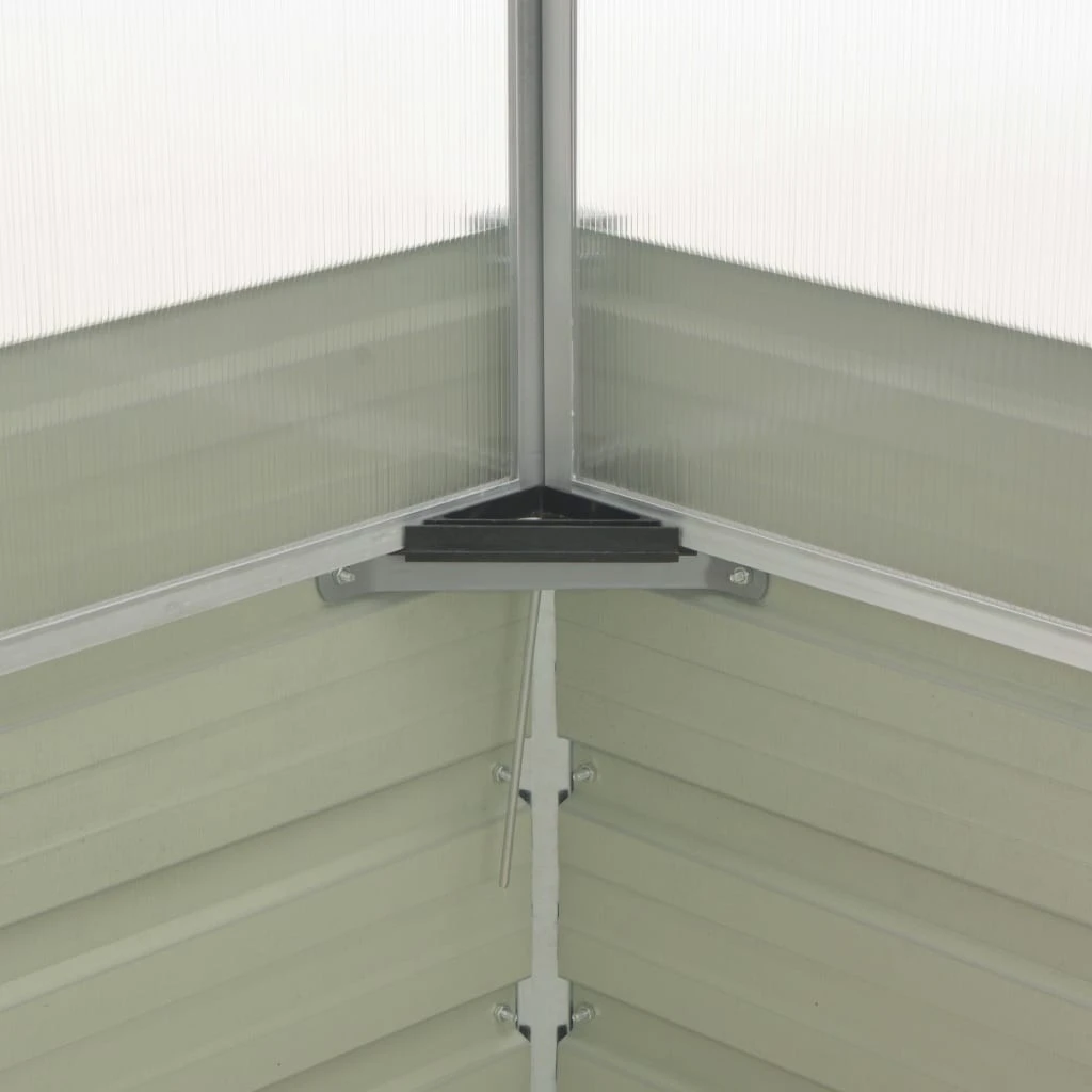 VidaXL Gewächshaus Verzinkter Stahl - vidaXL Gewächshaus Anthrazit 100x100x77 cm Verzinkter Stahl 8 VidaXL Gewächshaus Verzinkter Stahl - vidaXL Gewächshaus Anthrazit 100x100x77 cm Verzinkter Stahl – Bild 6