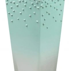 7ART Handbemalte Glasvase - Tischvase aus Glas 25 cm