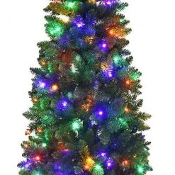 Costway 225cm LED Künstlicher Weihnachtsbaum