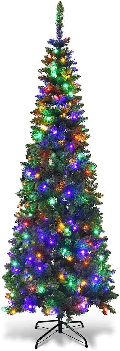 Costway 225cm LED Künstlicher Weihnachtsbaum 3 Costway 225cm LED Künstlicher Weihnachtsbaum