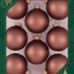 Krebs Glas Lauscha Braun matt 7cm Glaskugeln uni -Günstiges Deko Geschäft c0c4a3bb12964244b71015f81dae695a