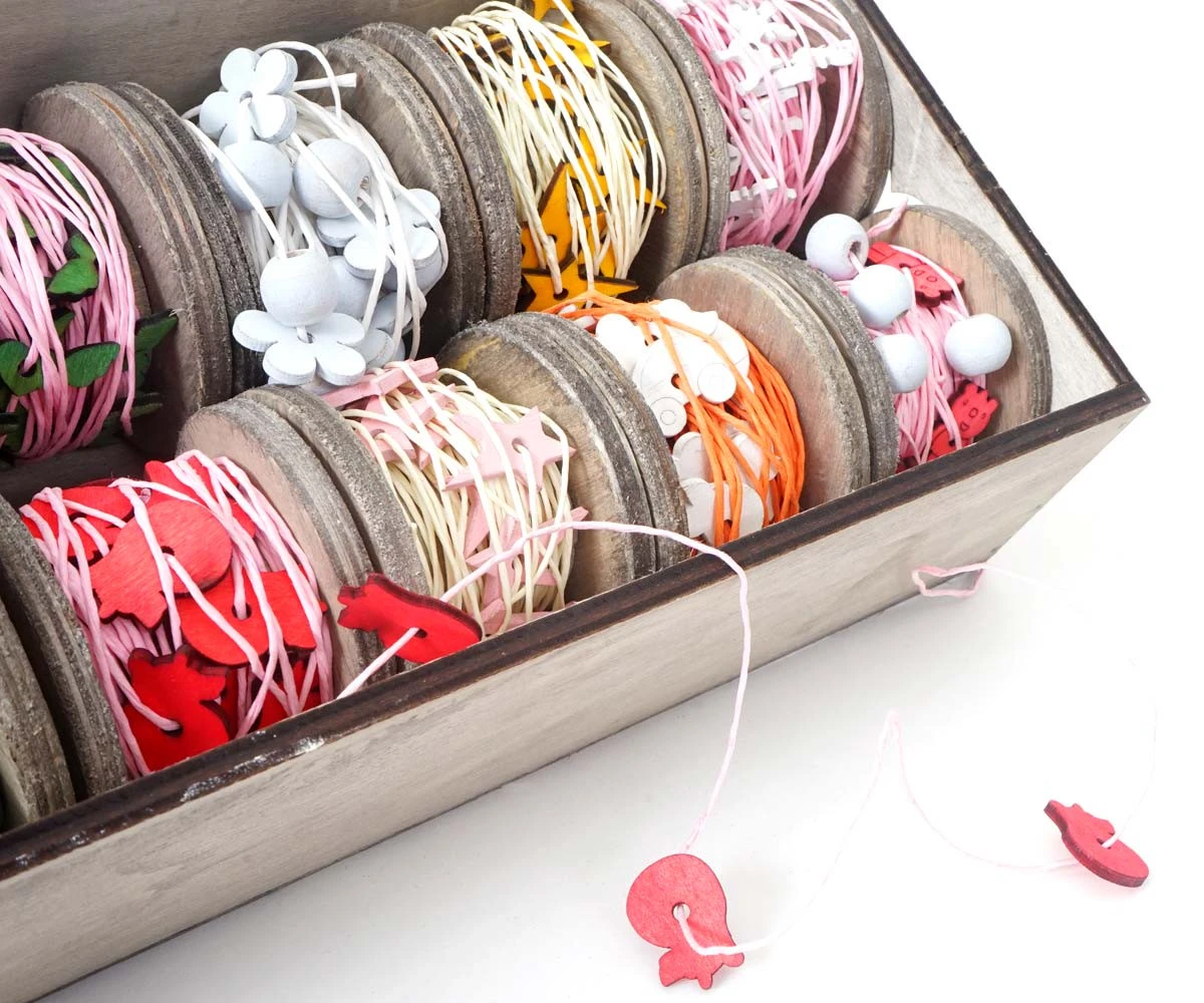 HWC Deko-Box Schnur 12 Rollen - Standard 5 HWC Deko-Box Schnur 12 Rollen - Standard – Bild 3