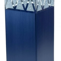 7ART Handbemalte Glasvase - Tischvase aus Glas 30 cm