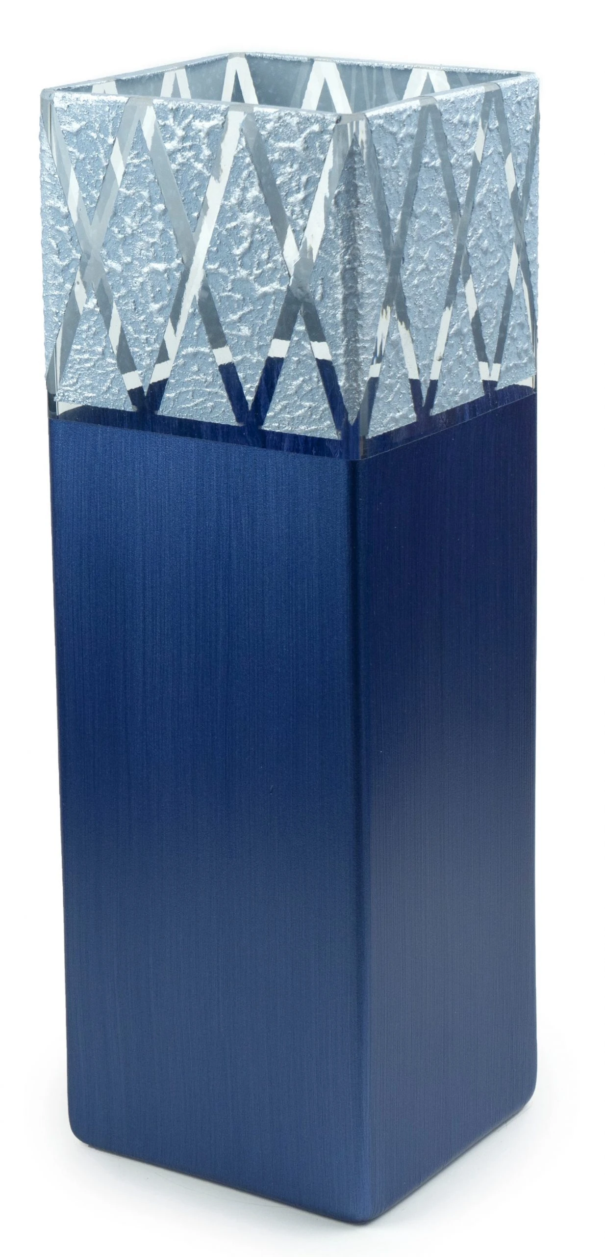 7ART Handbemalte Glasvase - Tischvase aus Glas 30 cm 3 7ART Handbemalte Glasvase - Tischvase aus Glas 30 cm