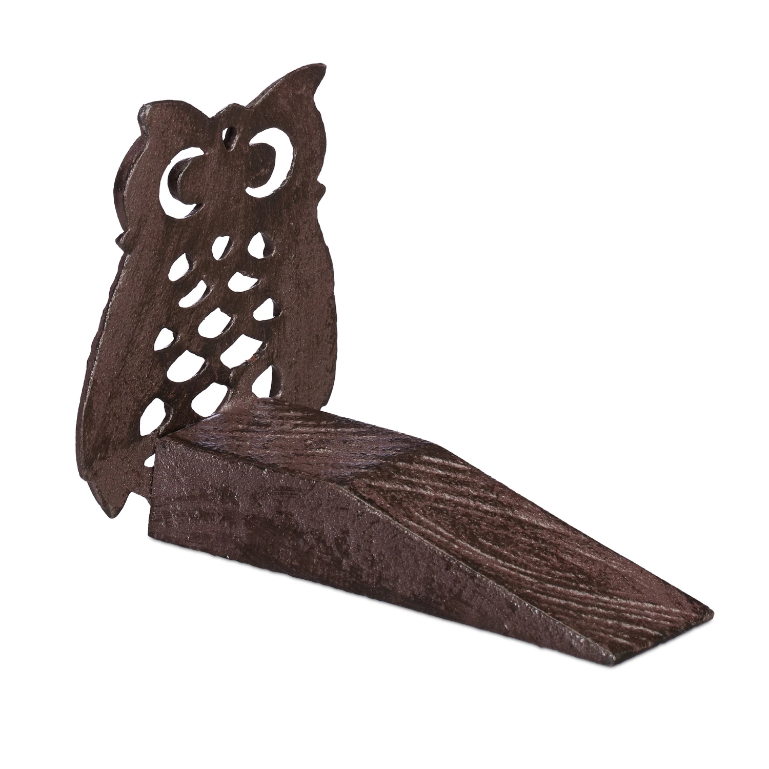 Relaxdays 4 x Türstopper Eule Gusseisen 6 Relaxdays 4 x Türstopper Eule Gusseisen – Bild 4