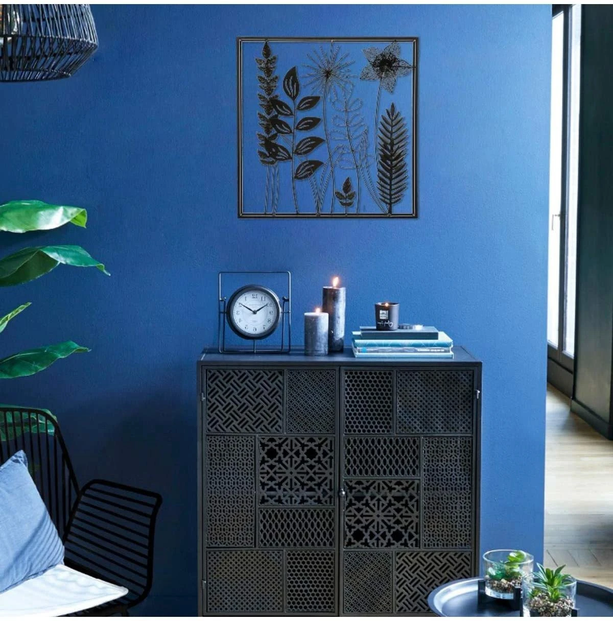 Atmosphera Créateur d'intérieur Wanddekoration im Rahmen BLÄTTER, Metall 5 Atmosphera Créateur d'intérieur Wanddekoration im Rahmen BLÄTTER, Metall – Bild 3