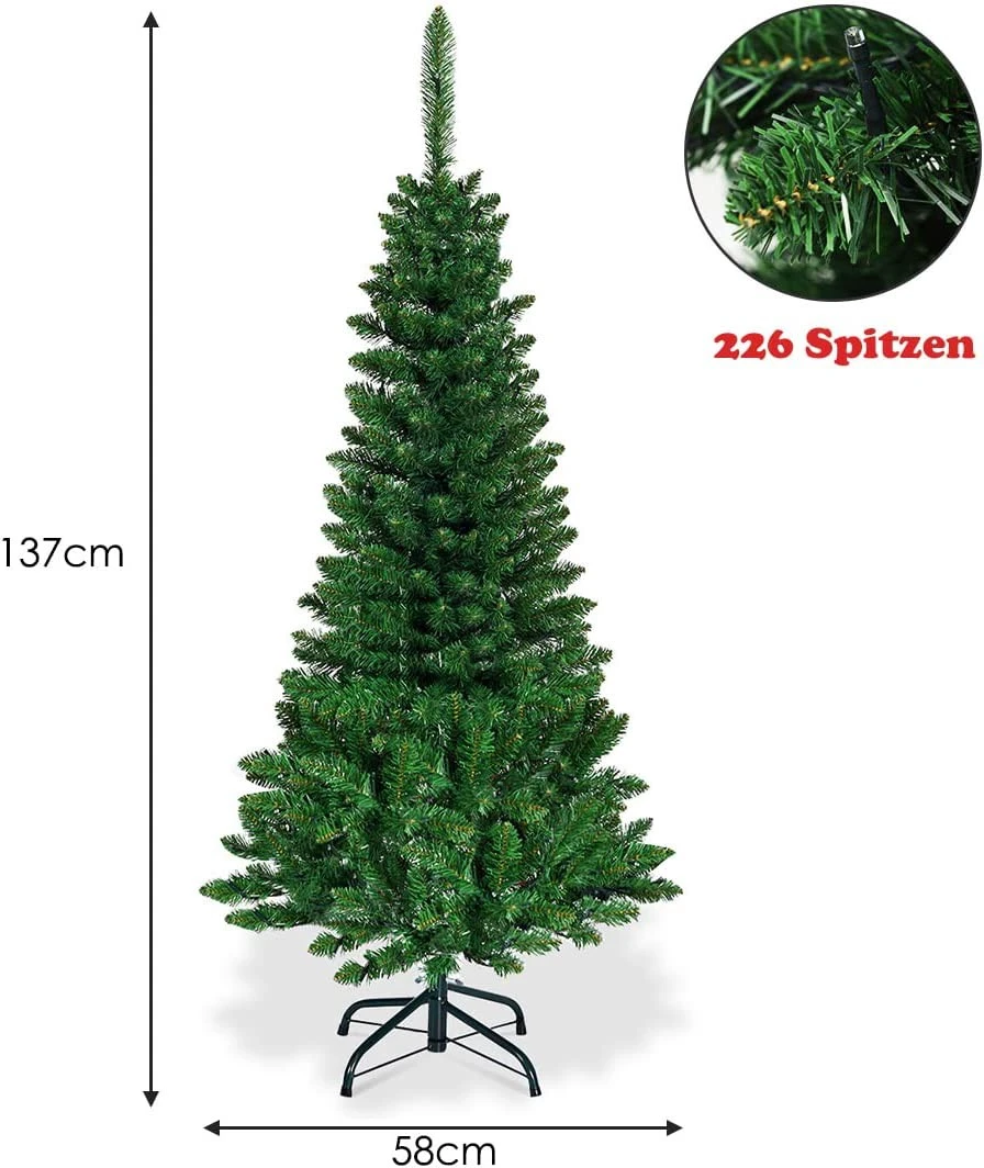 Costway 135cm LED Künstlicher Weihnachtsbaum 8 Costway 135cm LED Künstlicher Weihnachtsbaum – Bild 6