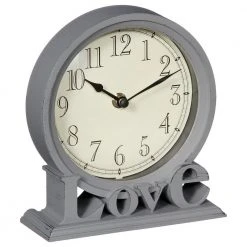 Atmosphera Créateur d'intérieur Tischuhr mit LOVE Aufschrift