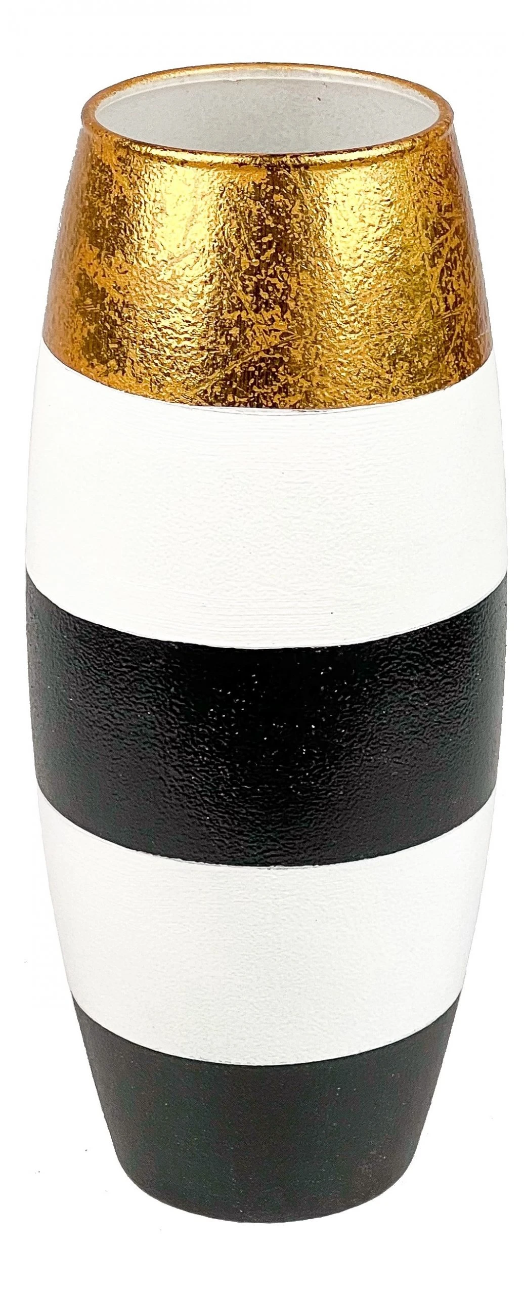 7ART Handbemalte Glasvase - Tischvase aus Glas 25 cm 4 7ART Handbemalte Glasvase - Tischvase aus Glas 25 cm – Bild 2