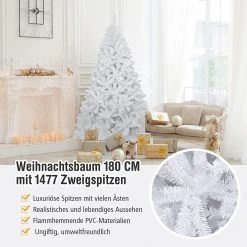 Costway 180cm Künstlicher Weihnachtsbaum 11 Costway 180cm Künstlicher Weihnachtsbaum -Günstiges Deko Geschäft c486d9fde07f4a939ef4b6edcb901ab5