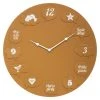 Atmosphera Créateur d'intérieur Wanduhr MAEVA, Ø 35 cm, mit Symbolen -Günstiges Deko Geschäft c658e308baad490eb247769c37b3058a