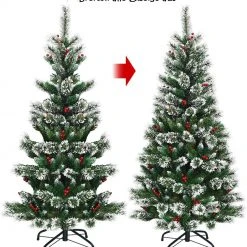 Costway 180cm Künstlicher Weihnachtsbaum -Günstiges Deko Geschäft c73c5fbc54d54a2399edf17b96a14018
