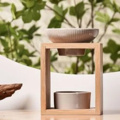 Zen'Arôme Duftbrenner Keramik und Bambus- Yona -Günstiges Deko Geschäft c73f41f904484647b31173e844c66f9f