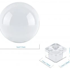 Intirilife Glaskugel mit Ständer 80 mm - 10 x 11 x 15 cm -Günstiges Deko Geschäft c81d8dbd0f7346fd968a67924244c0d8.cropped 13 186 1842 1668.processed