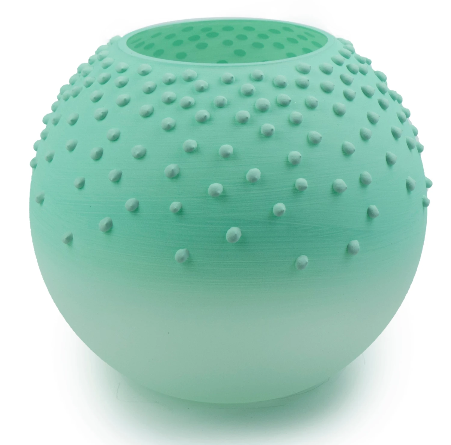 7ART Handbemalte Glasvase - Tischvase aus Glas 16 cm 3 7ART Handbemalte Glasvase - Tischvase aus Glas 16 cm