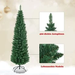 Costway 180cm Künstlicher Weihnachtsbaum -Günstiges Deko Geschäft cae1bcf3e5df405f8221720df13550a7