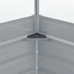 VidaXL Gewächshaus Verzinkter Stahl - vidaXL Gewächshaus Grau Verzinkter Stahl 100×100×85 cm 14 VidaXL Gewächshaus Verzinkter Stahl - vidaXL Gewächshaus Grau Verzinkter Stahl 100×100×85 cm -Günstiges Deko Geschäft caedc055574244df88daade2ca18b19d