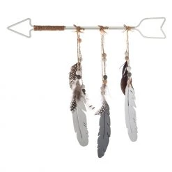 Atmosphera Créateur d'intérieur Wanddekoration, Pfeil mit Federn