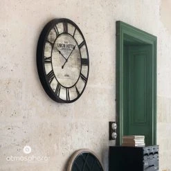 Atmosphera Créateur d'intérieur Wanduhr, Metall, Vintage 10 Atmosphera Créateur d'intérieur Wanduhr, Metall, Vintage -Günstiges Deko Geschäft cb6a7218d9104eb6b79bd7b56d557aad