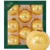 Krebs Glas Lauscha Gold glanz 7cm Glaskugeln uni -Günstiges Deko Geschäft cbac74db3c8a4ffca5096a4e51e71e8a