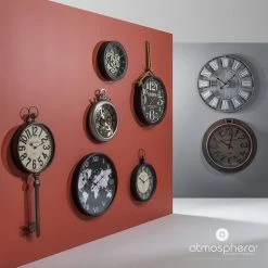 Atmosphera Créateur d'intérieur KEUCH Metall Wanduhr -Günstiges Deko Geschäft cbb072f41f4c487ba386b602f61c5c76