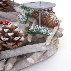 HWC Adventskranz rund Holz Kerzen rot - Mit Kerzen, rot 9 HWC Adventskranz rund Holz Kerzen rot - Mit Kerzen, rot -Günstiges Deko Geschäft cbd539be75fa4e56a3a28559cb78150b