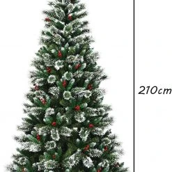 Costway 210cm Künstlicher Weihnachtsbaum -Günstiges Deko Geschäft cd16958166844660ae3d86df2cbefde5