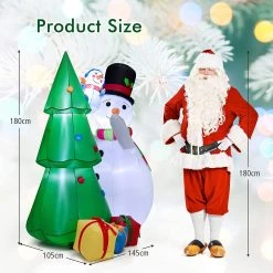 Costway Aufblasbarer Weihnachtsbaum LED -Günstiges Deko Geschäft ce76e1813d634d708ac1b087351113f8