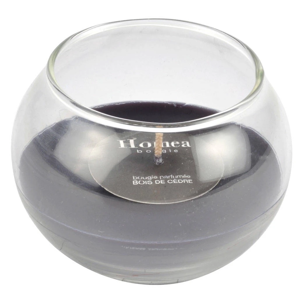 Homea Duftkerze in einer Glaskugel, Zedernholz 4 Homea Duftkerze in einer Glaskugel, Zedernholz – Bild 2