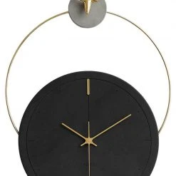 ONZENO Design Wanduhr THE BLACK ANTLER.