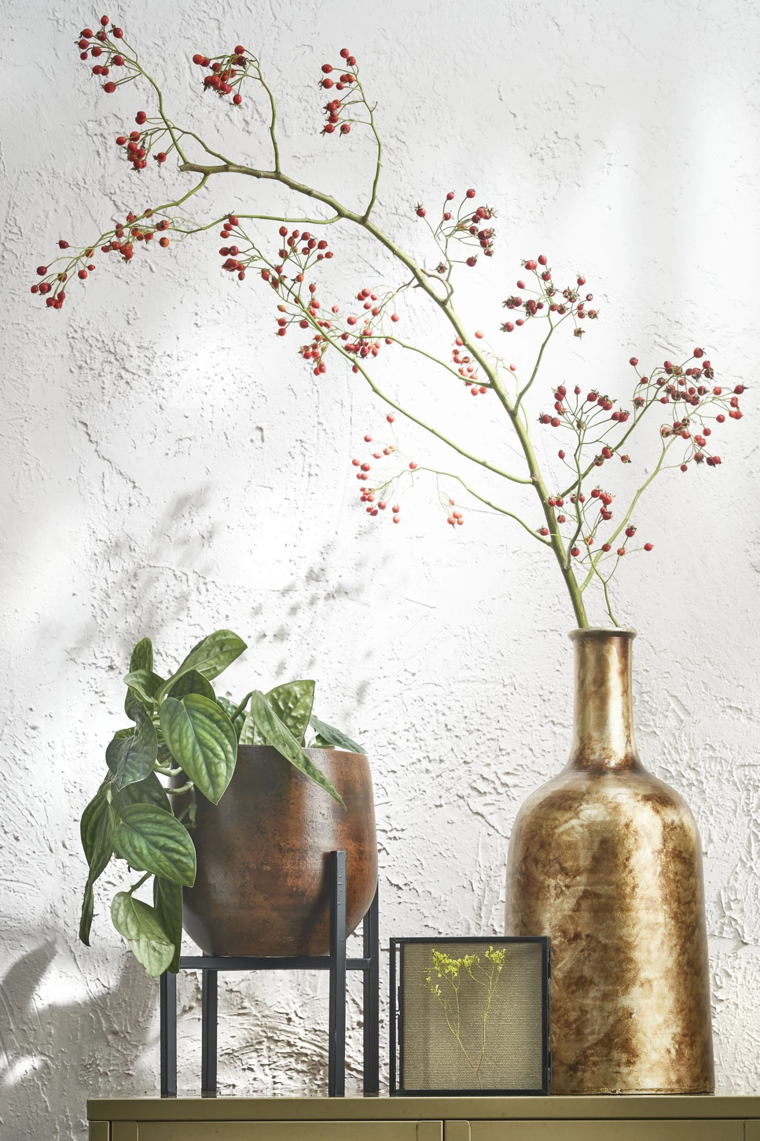 Mica Decorations Vase Oliver - Gold 4 Mica Decorations Vase Oliver - Gold – Bild 2