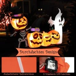 Costway Kürbisdekoration-Set Halloween -Günstiges Deko Geschäft d10616577f4e49b1bedf0562703c4fb0