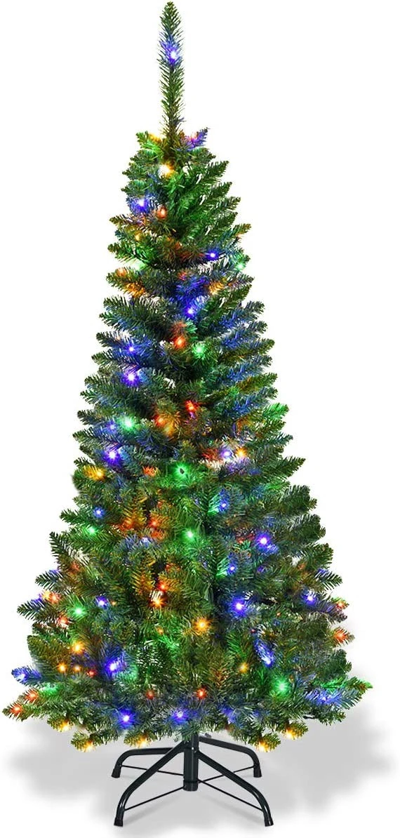 Costway 135cm LED Künstlicher Weihnachtsbaum 3 Costway 135cm LED Künstlicher Weihnachtsbaum